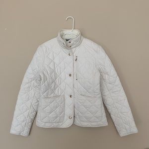 White Quilted Ralph Lauren Jacket